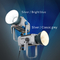 لامپ های ویدئویی LED ضد باران 300X Pro روشن با سیم و کنترل DMX بی سیم